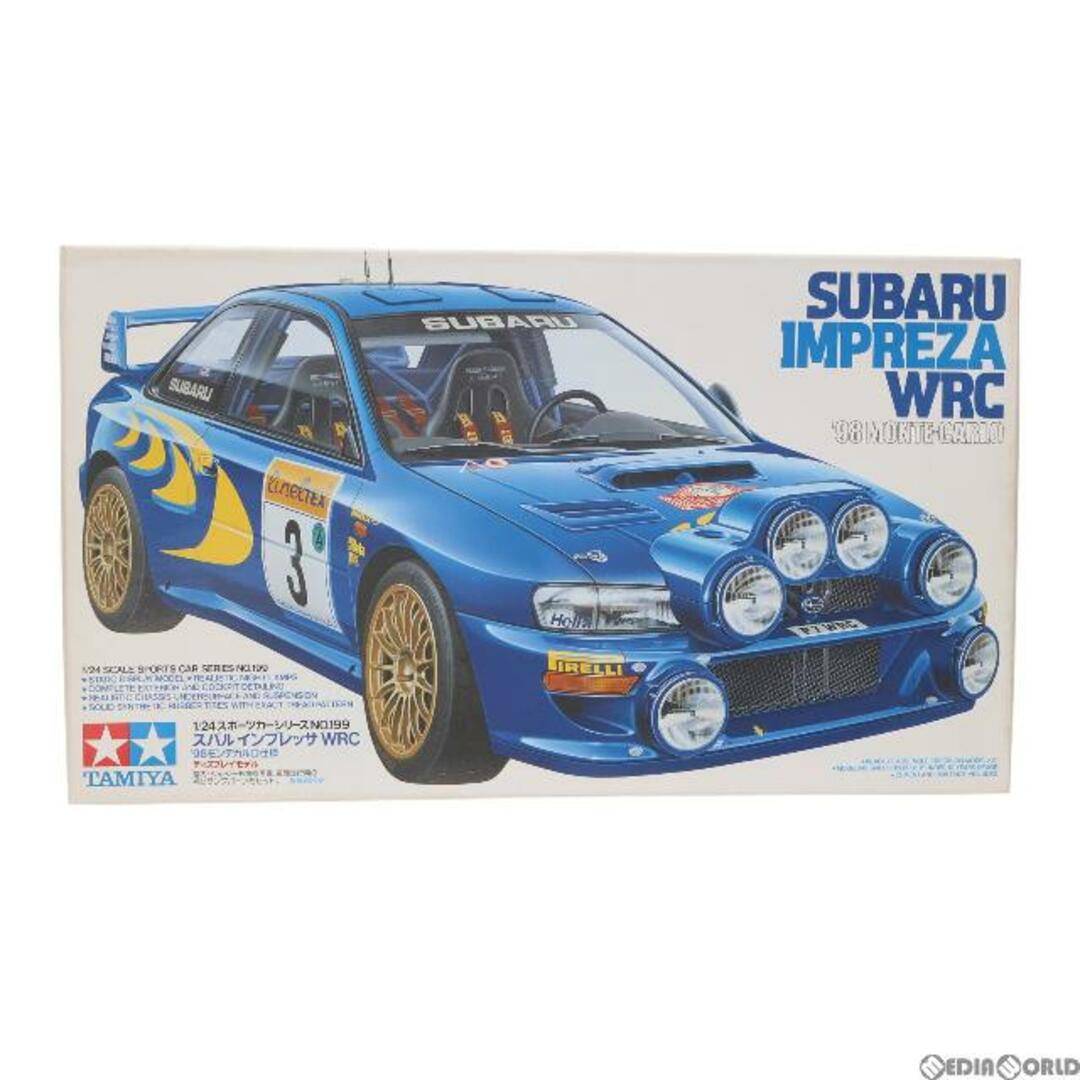 SpRay(スプレイ)のスポーツカーシリーズ No.199 1/24 スバル インプレッサ WRC'98モンテカルロ仕様 ディスプレイモデル プラモデル(24199) タミヤ エンタメ/ホビーのおもちゃ/ぬいぐるみ(プラモデル)の商品写真