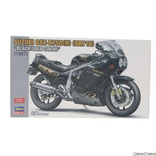 ブラック(BLAAK)の1/12 スズキ GSX-R750 H GR71G(ブラック×ゴールドカラー) プラモデル(21749) ハセガワ(プラモデル)