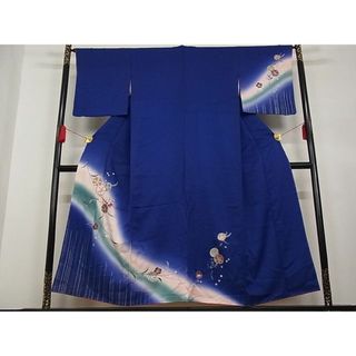 平和屋川間店■訪問着　枝桜梅文　暈し染め　金銀彩　着丈152cm　裄丈64cm　正絹　逸品　未使用 A-ja2266(着物)