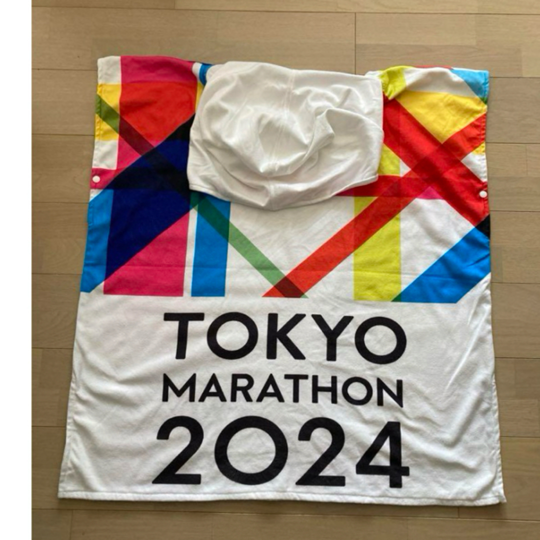 東京マラソン　タオルポンチョ スポーツ/アウトドアのランニング(その他)の商品写真