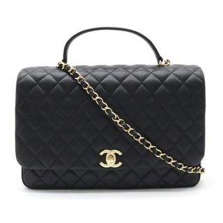 シャネル(CHANEL)のシャネル トップハンドル マトラッセ ココマーク （12340509）(ハンドバッグ)