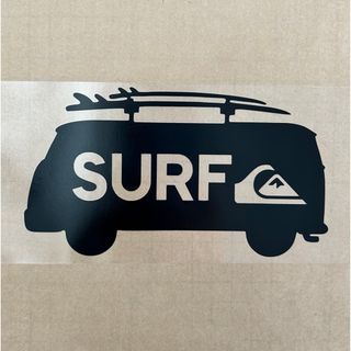 Quiksilver クイックシルバー ステッカー◆ブラック◆黒◆(サーフィン)