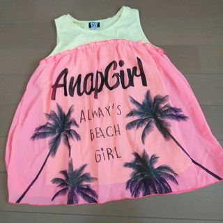 アナップガール(ANAP GiRL)のANAP　GIRL　トップス　チュニック(Tシャツ/カットソー)