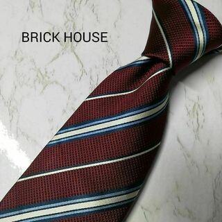 BRICK HOUSE by Tokyo Shirts - ブリックハウス　極上美品　シルク100%　レギュラータイ