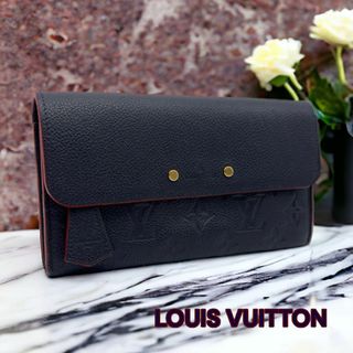 ルイヴィトン(LOUIS VUITTON)のルイヴィトン モノグラムアンプラント　ポルトフォイユポンヌフ フラップ長財布(財布)