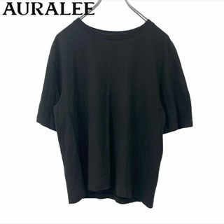 オーラリー(AURALEE)の■ AURALEE 無地Tシャツ カットソー チャコールグレー サイズ1(Tシャツ(半袖/袖なし))