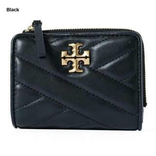 Tory Burch - トリーバーチ TORY BURCH キラ シェブロン バイフォールド ウォレット 2つ折り財布 153121 Black