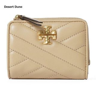 トリーバーチ(Tory Burch)のトリーバーチ TORY BURCH キラ シェブロン バイフォールド ウォレット 2つ折り財布 153121 Desert Dune(財布)