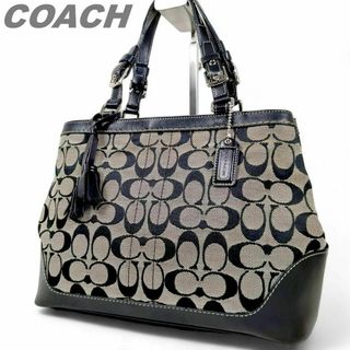 コーチ(COACH)のコーチ トートバッグ ハンドバッグ 2way 肩掛け ブラック 通勤 普段使い(ハンドバッグ)