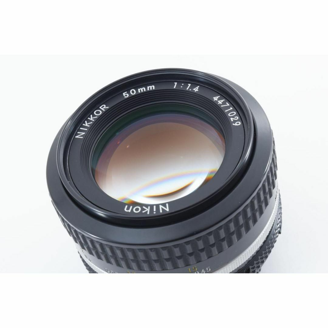 Nikon(ニコン)の超美品　NIKON AI NIKKOR 50mm f1.4 MF C080 スマホ/家電/カメラのスマホ/家電/カメラ その他(その他)の商品写真