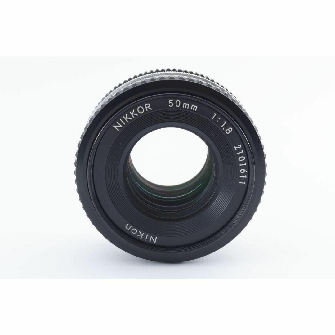 Nikon(ニコン)の新品級 ニコン AI-S 50mm f1.8 MF HR-4 フード付　A551 スマホ/家電/カメラのスマホ/家電/カメラ その他(その他)の商品写真
