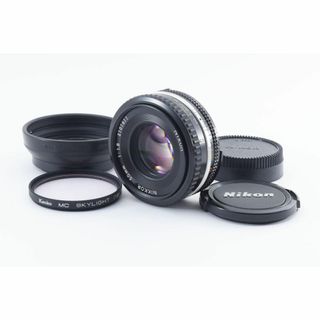 ニコン(Nikon)の新品級 ニコン AI-S 50mm f1.8 MF HR-4 フード付　A551(その他)