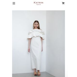 mana様　専用katrin tokyo  フリル　デニム　ワンピース　ドレス(ロングワンピース/マキシワンピース)