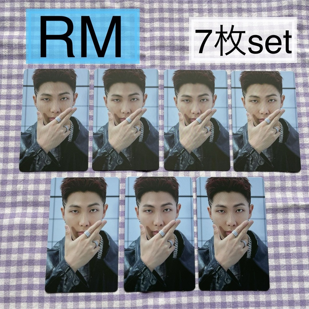 防弾少年団(BTS)(ボウダンショウネンダン)の《公式》BTS Proof photo card A トレカ　RM ナムジュン エンタメ/ホビーのタレントグッズ(アイドルグッズ)の商品写真