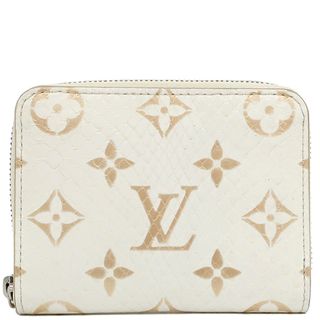 ルイヴィトン(LOUIS VUITTON)のルイヴィトン LOUIS VUITTON コインケース ジッピー コインパース パイソン ホワイト シルバー金具 白 エキゾチックレザー ラウンドファスナー   M97726 RFID【中古】(コインケース)