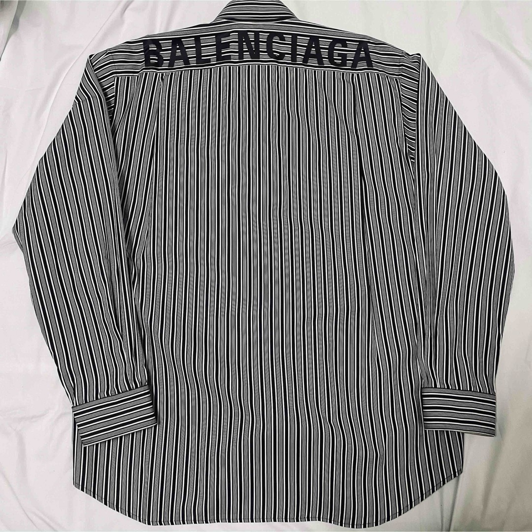 Balenciaga(バレンシアガ)のBALENCIAGA LOGO STRIPE SHIRT メンズのトップス(シャツ)の商品写真