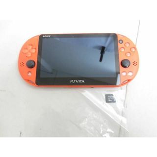  中古品 ゲーム PS Vita 本体 PCH-2000 ネオンオレンジ 動作品 初期化済み 16GB メモリーカード付き(携帯用ゲーム機本体)