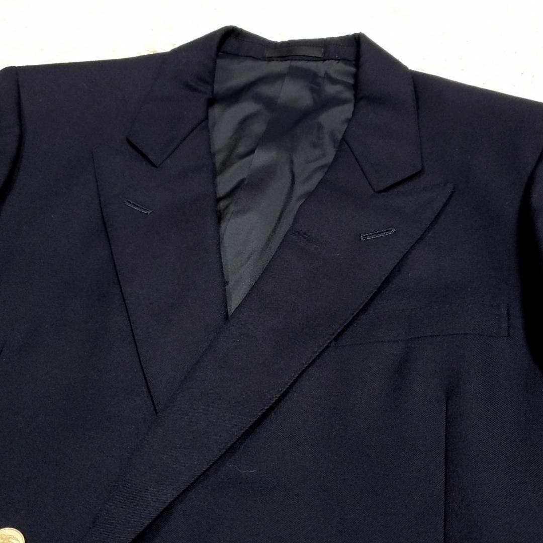 BURBERRY(バーバリー)の極美品 XL バーバリー タスマニア ウール スーツ 紺 ホースロゴ 金ボタン メンズのスーツ(セットアップ)の商品写真