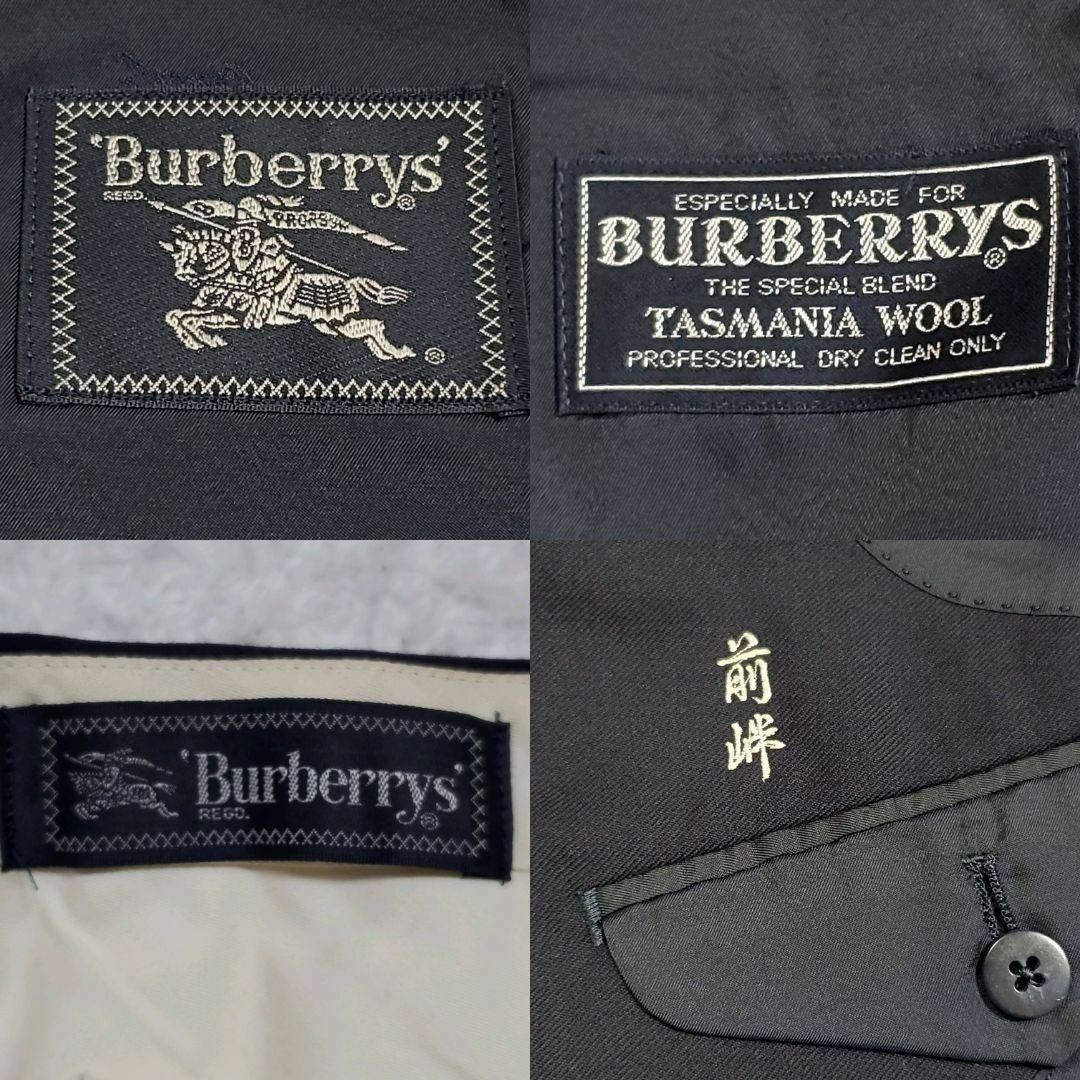 BURBERRY(バーバリー)の極美品 XL バーバリー タスマニア ウール スーツ 紺 ホースロゴ 金ボタン メンズのスーツ(セットアップ)の商品写真