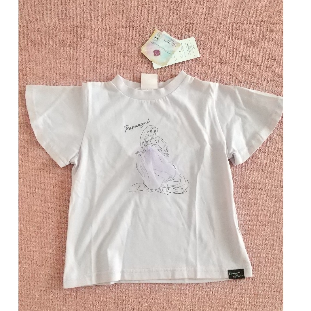 Disney(ディズニー)の新品 110cm 半袖Tシャツ　ラプンツェル　トップス　女の子 キッズ/ベビー/マタニティのキッズ服女の子用(90cm~)(Tシャツ/カットソー)の商品写真