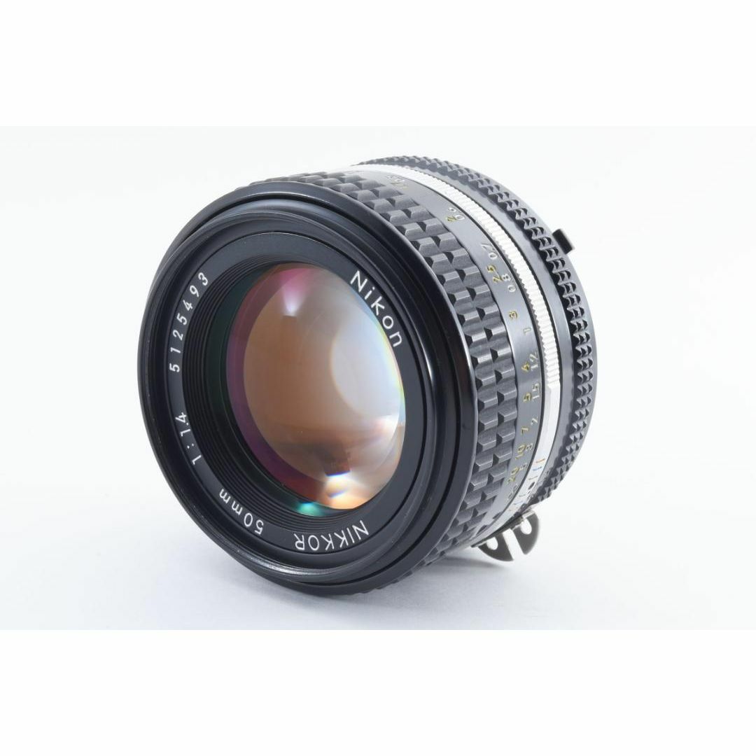 Nikon(ニコン)の超美品 NIKON AI-S NIKKOR 50mm f1.4 MF Y975 スマホ/家電/カメラのスマホ/家電/カメラ その他(その他)の商品写真