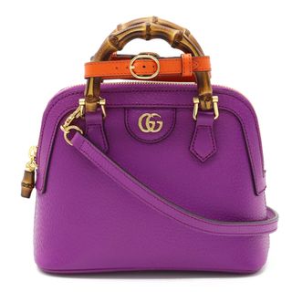 グッチ(Gucci)のグッチ ダイアナ バンブー ミニトートバッグ ハンドバッグ （12350550）(ハンドバッグ)