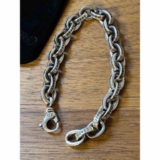 Chrome Hearts - クロムハーツ ラージペーパーチェーン シルバー ブレスレット ID クラシック