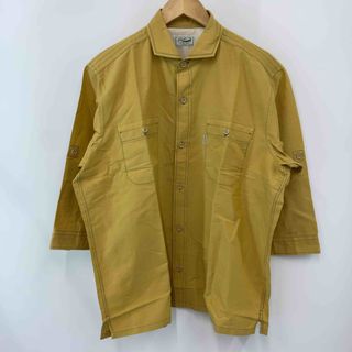 Crocodile クロコダイル メンズ 長袖シャツ マスタード 黄色