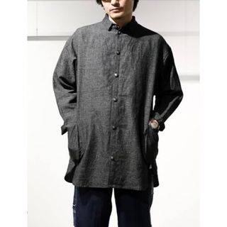 PORTER CLASSIC - PORTER CLASSIC　"BRESSON" LINEN SHIRT 4