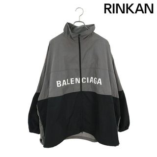 バレンシアガ(Balenciaga)のバレンシアガ  19SS  534317 TDO05 ロゴプリントポプリンチェックシャツブルゾン メンズ L(ブルゾン)