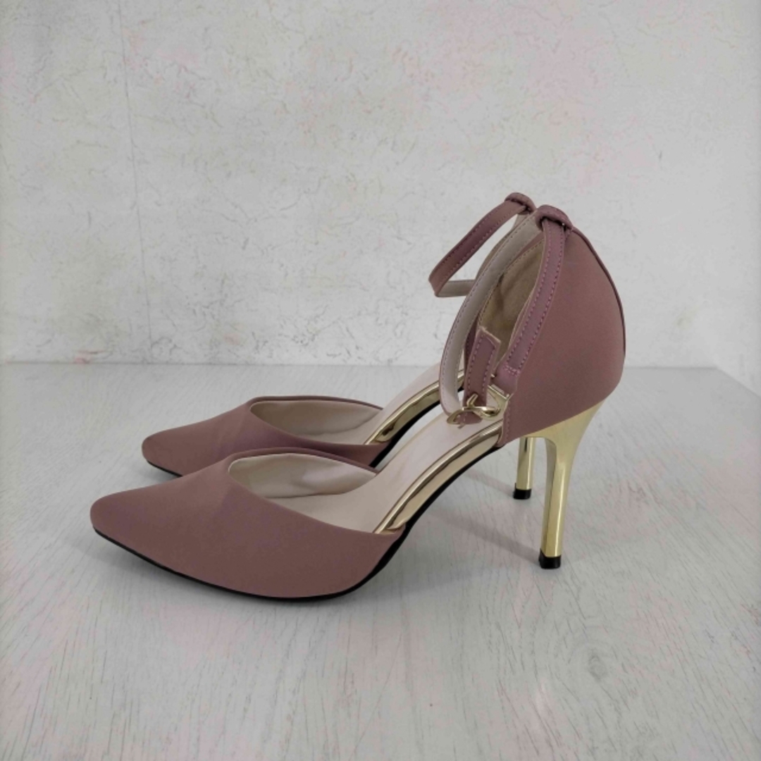 mafmof(マフモフ) ゴールドメタリックヒール セパレートパンプス シューズ レディースの靴/シューズ(ハイヒール/パンプス)の商品写真