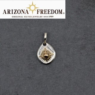 アリゾナフリーダム(ARIZONA FREEDOM)の美品 Arizona Freedom メタルトップ太陽神(K18)(ネックレス)