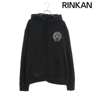 クロムハーツ(Chrome Hearts)のクロムハーツ  WWW.CHROMEHEARTS.COM HOODIE オンライン限定ホースシューバックプリントプルオーバーパーカー メンズ L(パーカー)