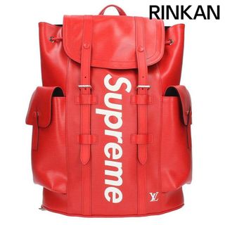 シュプリーム(Supreme)のシュプリーム ルイヴィトン  LV Christopher Backpack エピレザークリストファーバックパック メンズ(バッグパック/リュック)