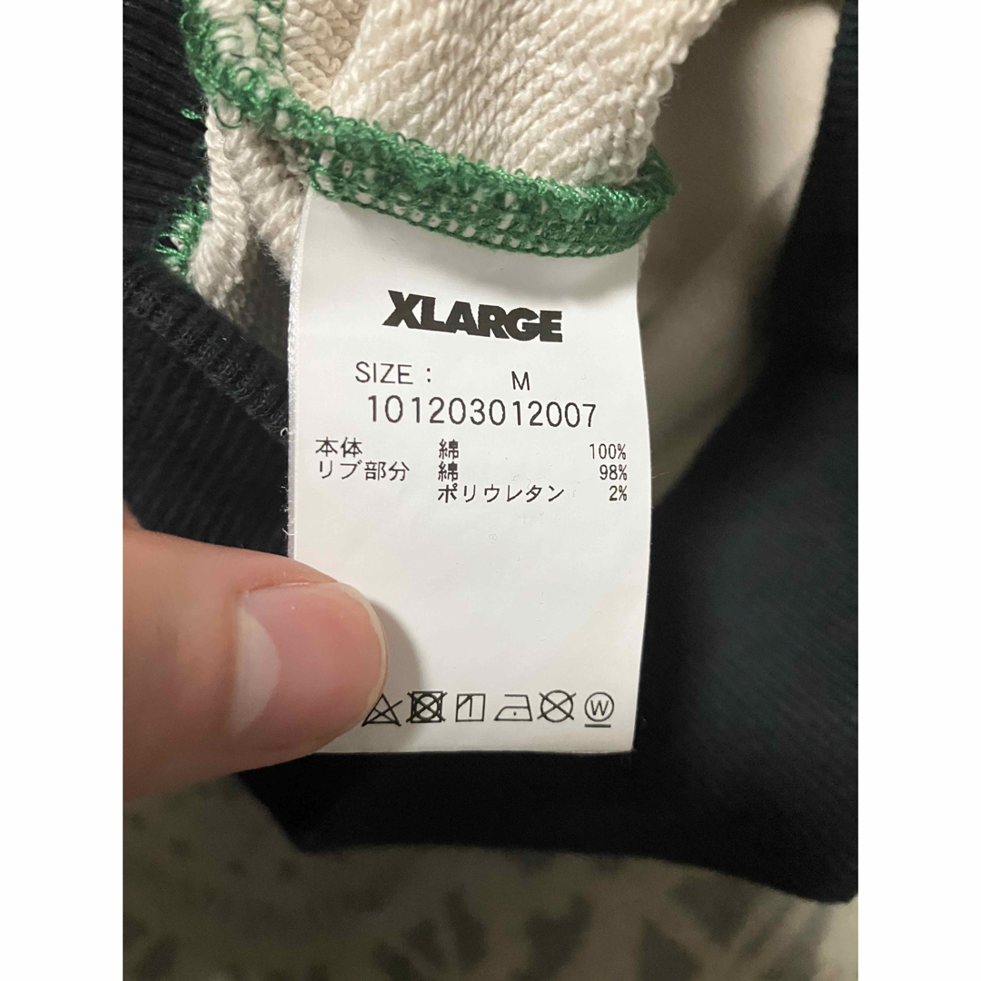 XLARGE(エクストララージ)のXLARGE  エクストララージ　カモ柄　スウェット　パーカー　サイズM メンズのトップス(パーカー)の商品写真