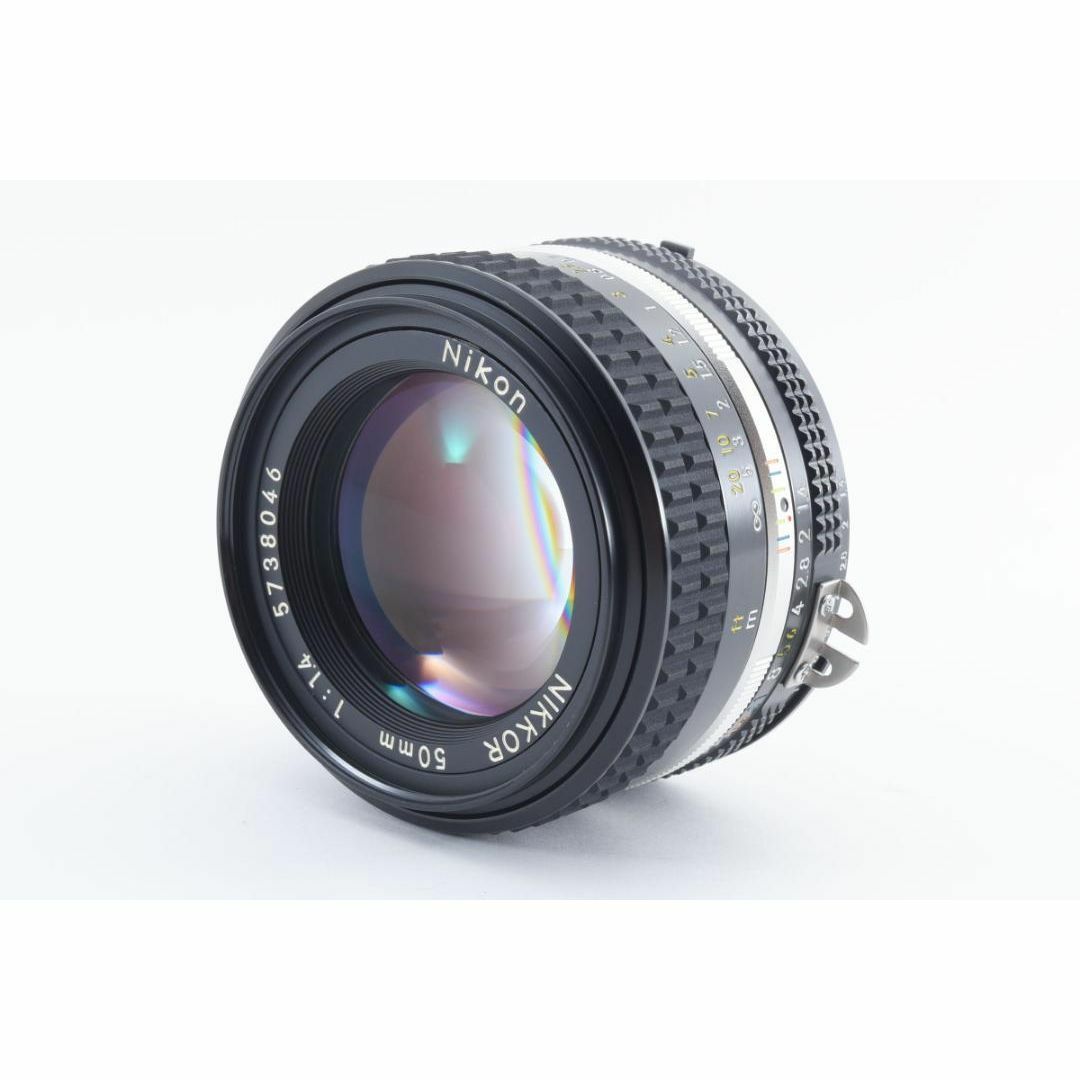 Nikon(ニコン)の新品級 NIKON AI-S NIKKOR 50mm f1.4 MF C695 スマホ/家電/カメラのスマホ/家電/カメラ その他(その他)の商品写真