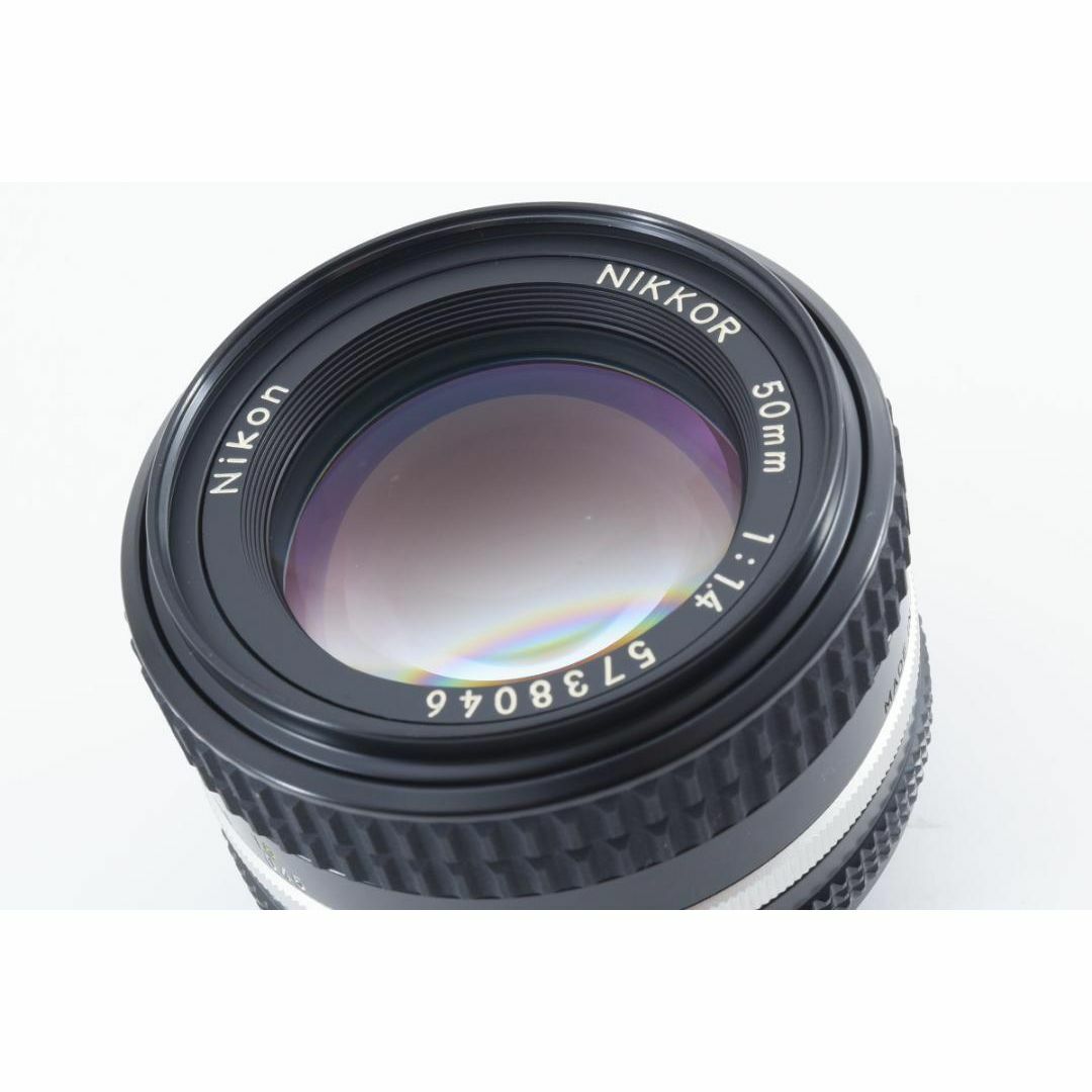 Nikon(ニコン)の新品級 NIKON AI-S NIKKOR 50mm f1.4 MF C695 スマホ/家電/カメラのスマホ/家電/カメラ その他(その他)の商品写真