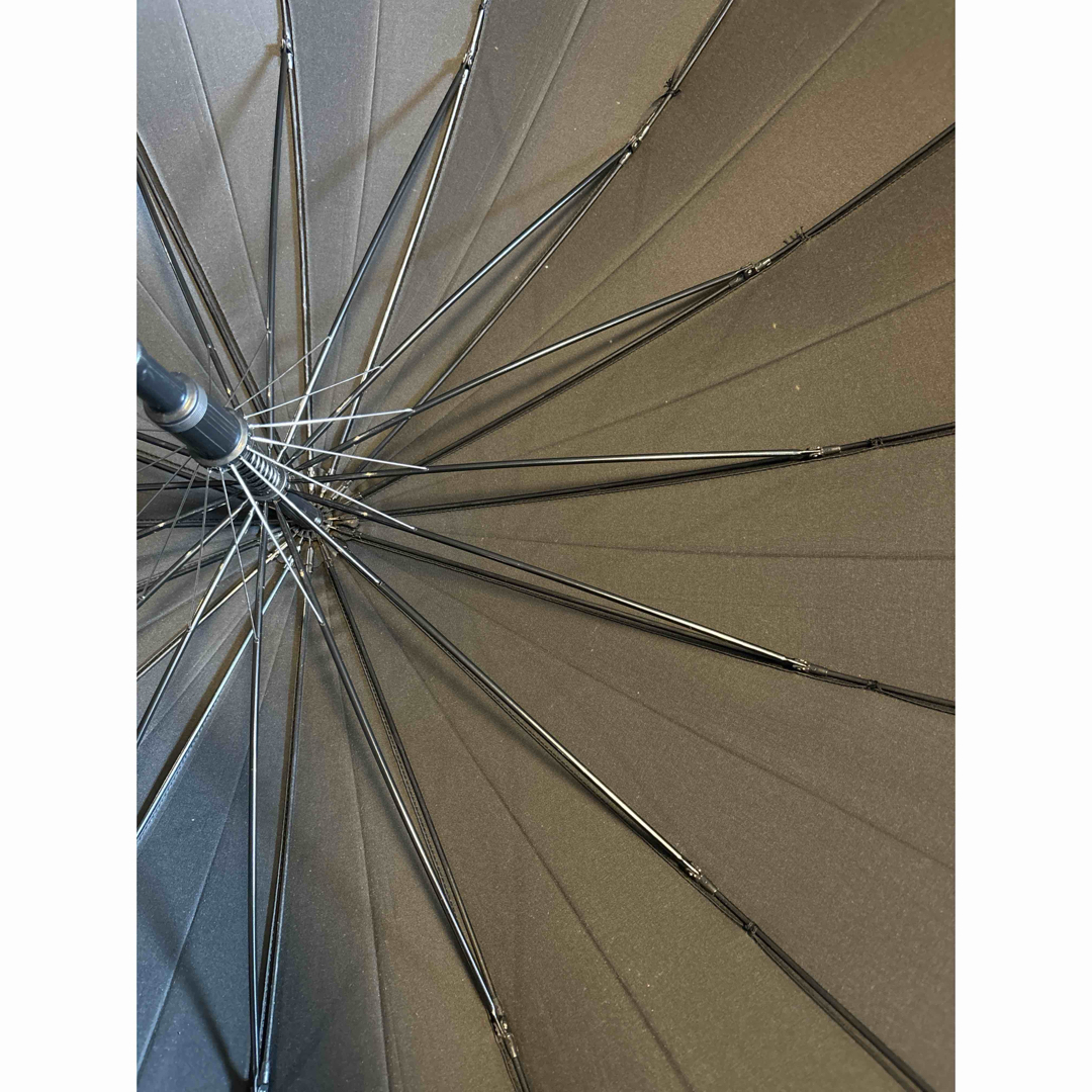 ブラック 傘　雨傘 長傘　広め　 メンズのファッション小物(傘)の商品写真