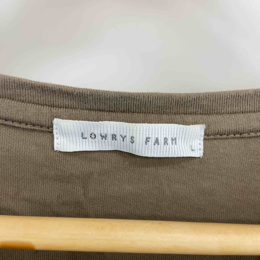 LOWRYS FARM(ローリーズファーム)のLOWRYS FARM ローリーズファーム レディース 半袖 カットソー ブラウス カーキ レディースのトップス(カットソー(半袖/袖なし))の商品写真