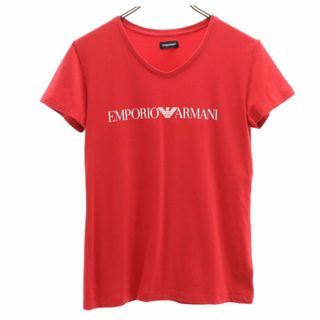 Emporio Armani - エンポリオアルマーニ 半袖 Tシャツ M レッド Emporio Armani レディース 古着 【240411】 メール便可