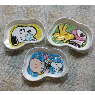 スヌーピー(SNOOPY)のスヌーピー　プレート3点セット(食器/哺乳ビン用洗剤)