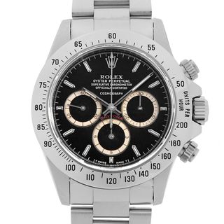 ロレックス(ROLEX)のロレックス デイトナ 16520 ブラック 段落ち200タキ R番 メンズ 中古 腕時計(腕時計(アナログ))