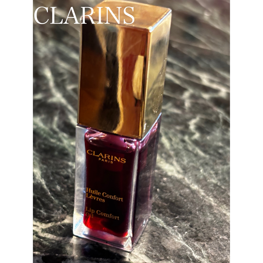 CLARINS(クラランス)のクラランス　clarins コンフォートリップオイル　レッドベリー　03  コスメ/美容のベースメイク/化粧品(リップグロス)の商品写真