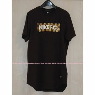 ナイキ(NIKE)のNIKE F.C. ナイキ 市松模様がクールな NIKE TEE Tシャツ②/M(Tシャツ/カットソー(半袖/袖なし))