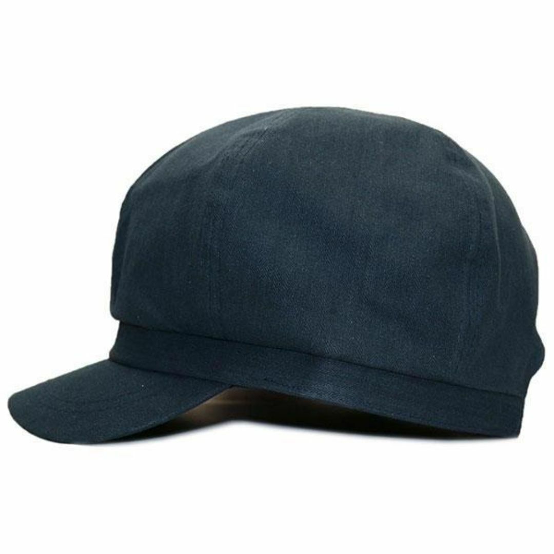 帽子 男女兼用 大きいサイズ ビッグサイズ キャスケット ラージ ネイビー メンズの帽子(キャスケット)の商品写真