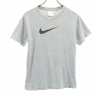 ナイキ(NIKE)のナイキ 90s 00s 白タグ オールド USA製 半袖 Tシャツ S グレー NIKE メンズ 古着 【240411】 メール便可(Tシャツ/カットソー(半袖/袖なし))