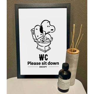 スヌーピー(SNOOPY)の50円お値下げ可能★スヌーピー A4ポスター　トイレに、インテリアに！(インテリア雑貨)