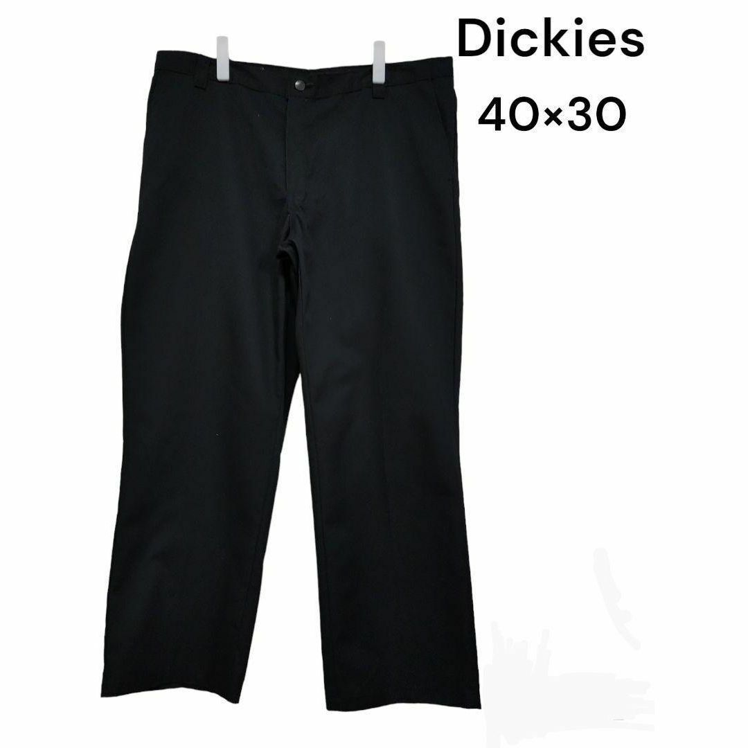 Dickies(ディッキーズ)のDickies　ディッキーズ　古着　40×30　ワークパンツ　ブラック メンズのパンツ(ワークパンツ/カーゴパンツ)の商品写真