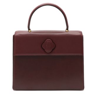 Cartier - カルティエ マストライン ハンドバッグ ボルドー （12360801）