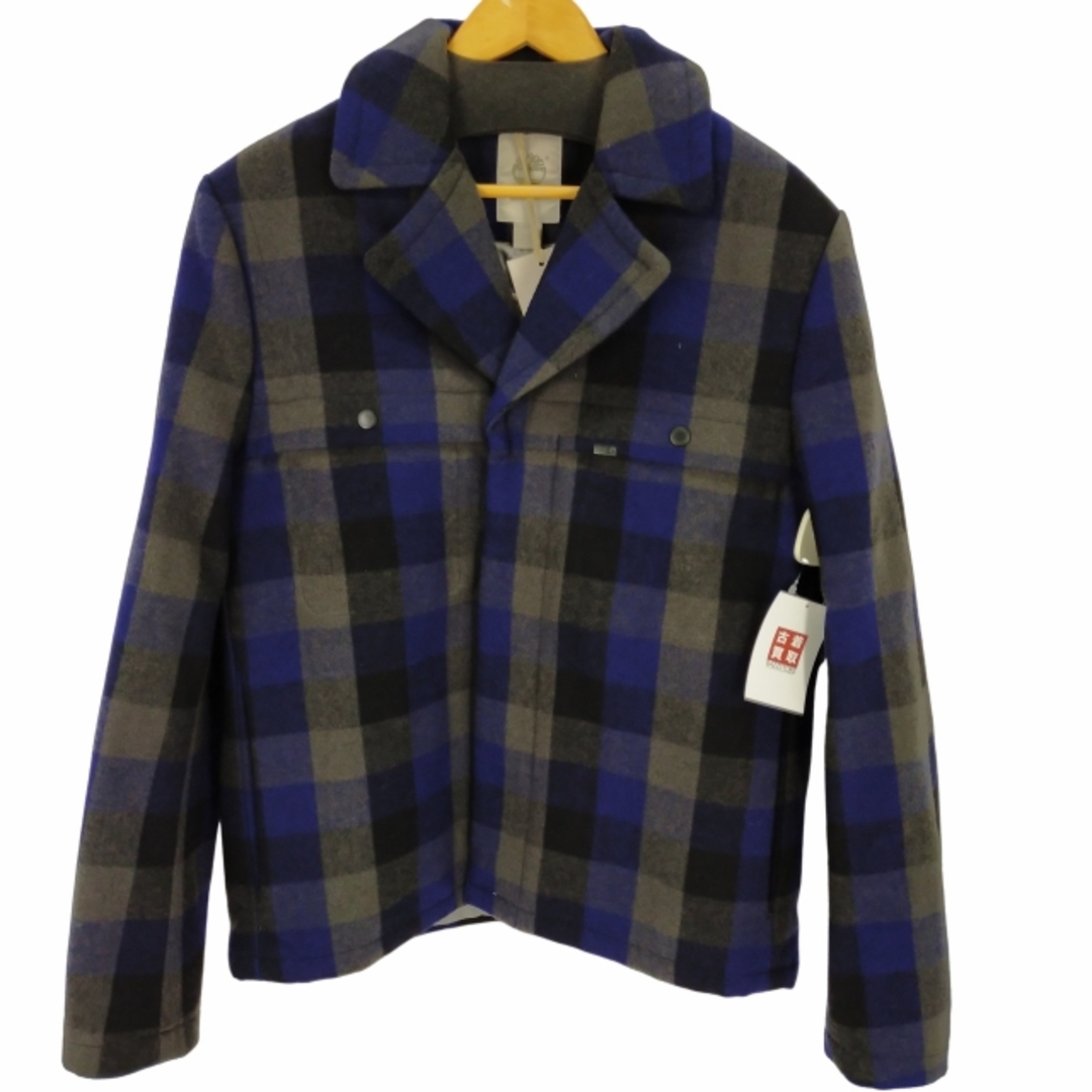 Timberland(ティンバーランド)のTimberland(ティンバーランド) ウールチェックミディアムトレンチコート メンズのジャケット/アウター(トレンチコート)の商品写真